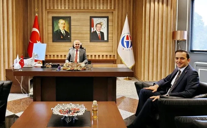 BİK GAZİANTEP BÖLGE MÜDÜRÜ GÜNGÖR’DEN GAÜN REKTÖRÜNE VEDA ZİYARETİ