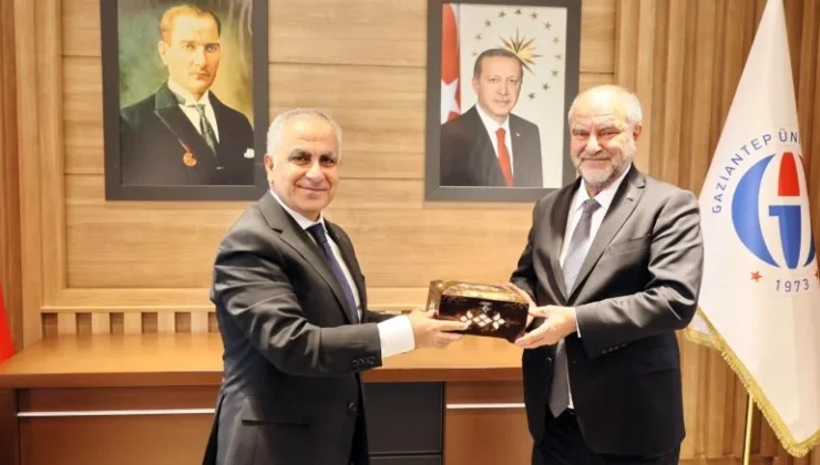 SURİYE BÜYÜKELÇİSİ PROF. DR. BURHAN KÖROĞLU’NDAN GAÜN REKTÖRÜNE ZİYARET