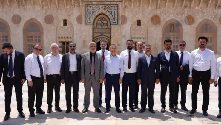 Gaziantep heyeti, Suriye’nin Halep kentinde temaslarda bulundu