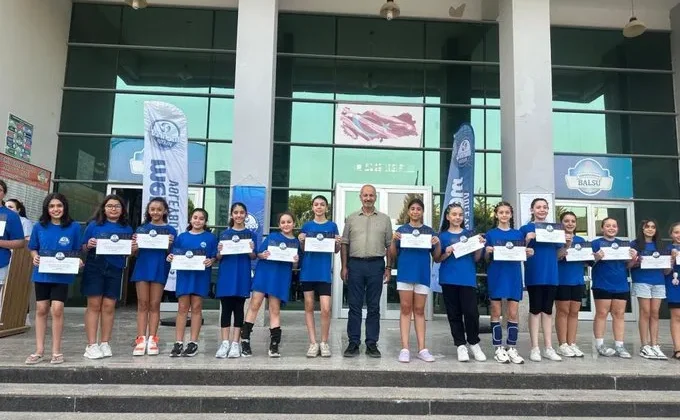 Merinos Voleybol yaz okulu kursları tamamlandı