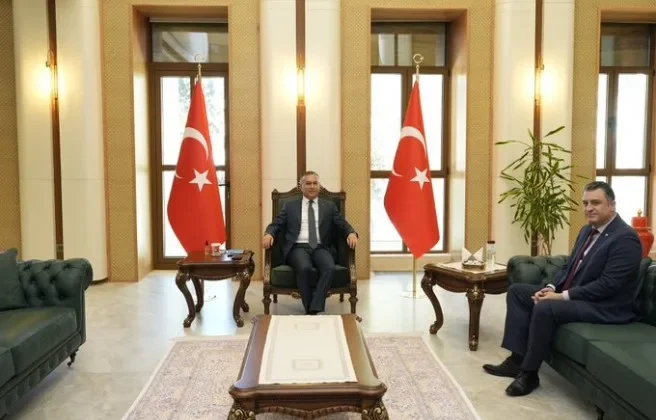 KKTC Gaziantep Başkonsolosu Keren İzmen’den Vali Kemal Çeber’e Ziyaret