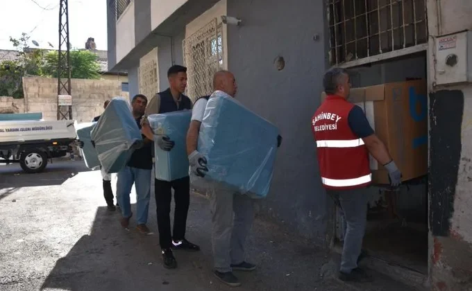 Şahinbey Belediyesi’nden ihtiyaç sahibi aileye destek