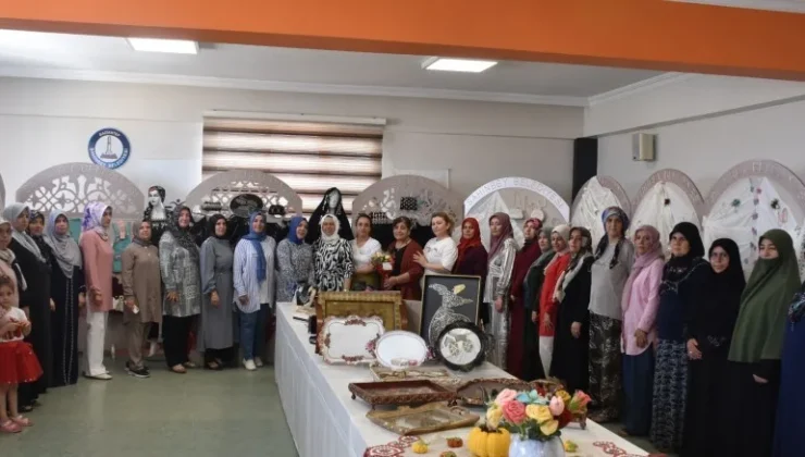 ŞAHİNBEYLİ KADINLARIN EL EMEĞİ GÖZ KAMAŞTIRDI