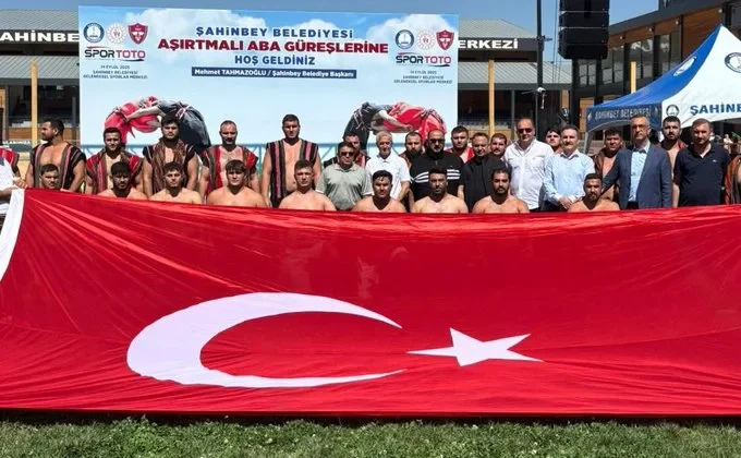 Gaziantep’te geleneksel aşırtmalı aba güreşleri heyecanı başladı