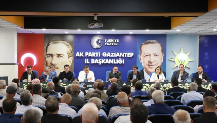 AK PARTİ GAZİANTEP TEŞKİLATI MAHALLE TEMSİLCİLERİ TOPLANTISINDA BİR ARAYA GELDİ