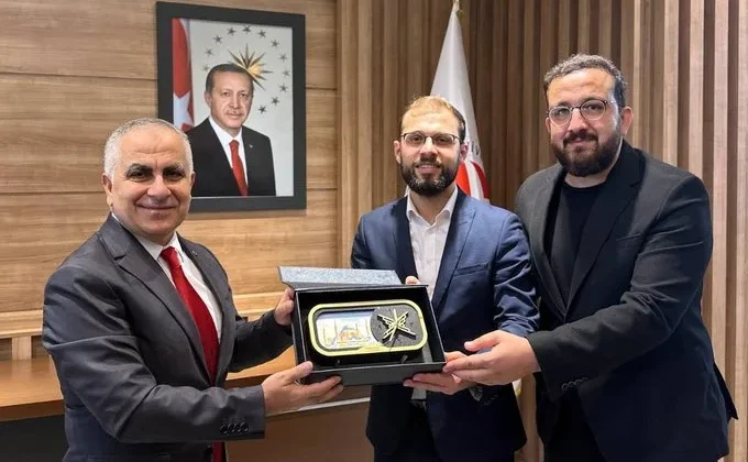 TÜGVA HEYETİNDEN GAÜN REKTÖRÜNE ZİYARET