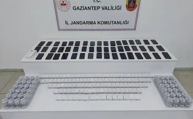 Gaziantep’te 1,3 milyon TL değerinde kaçak telefon ele geçirildi