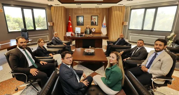 İNŞAAT MÜHENDİSLERİ ODASI REKTÖR DOĞAN’I ZİYARET ETTİ