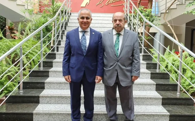 OKAN GRUP BAŞKANI MEHMET OKAN, GAÜN REKTÖRÜ DOĞAN’I ZİYARET ETTİ