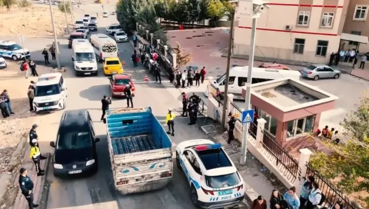 Gaziantep’te okul çevrelerinde dron destekli uygulama