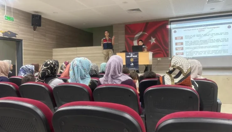 Jandarma ekipleri KADES uygulamasını tanıttı