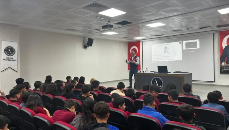 Jandarmadan öğrencilere siber güvenlik bilgilendirmesi