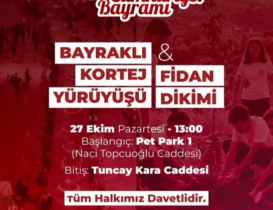 Yılmaz’dan bayraklı kortej yürüyüşüne davet