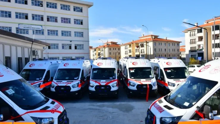 Sağlık Bakanlığı’ndan Gaziantep’e 16 yeni ambulans