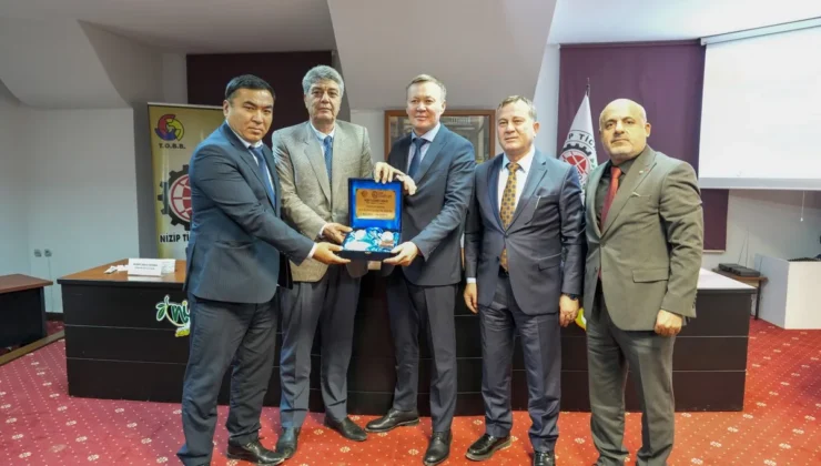 KIRGIZİSTAN NARYN HEYETİ NTO’DA: TİCARET VE YATIRIM İŞ BİRLİĞİ MASADA