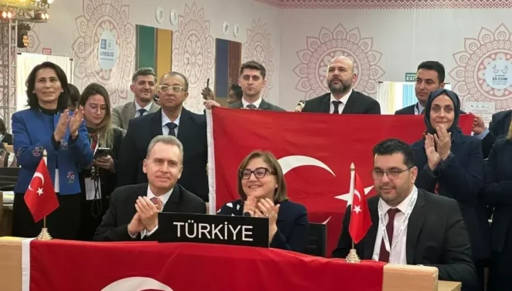Şahin’in girişimiyle el emeği göz nuru Antep İşi Nakışı UNESCO tarafından tescillendi