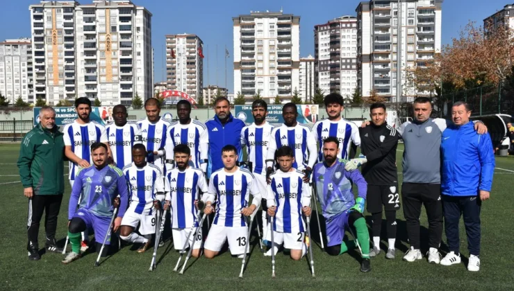 ŞAHİNBEY AMPUTE’DEN EVİNDE NET GALİBİYET 2-0