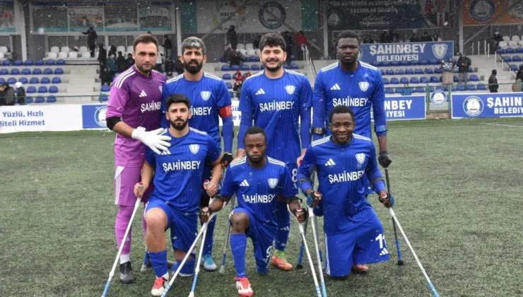 Şahinbey Ampute’den farklı galibiyet 7-0
