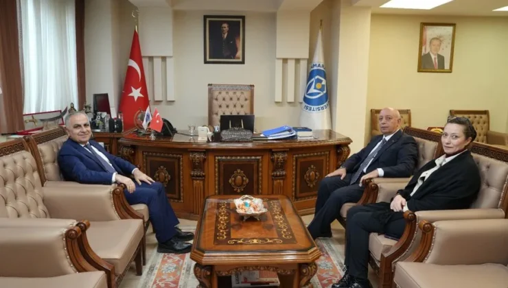 GAÜN REKTÖRÜ DOĞAN, İSTİKLAL ÜNİVERSİTESİ REKTÖRÜ BAKAN’I ZİYARET ETTİ