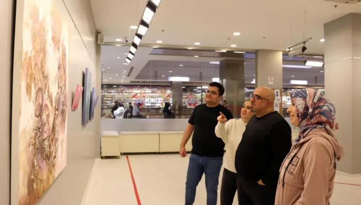 Ressam Cenk Mısırlıoğlu, SANKO Sanat Galerisi’nde sergi açtı