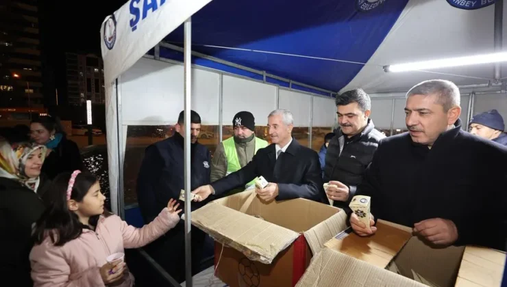 MİRAÇ GECESİNDE ŞAHİNBEY MİLLET CAMİİ DOLDU TAŞTI