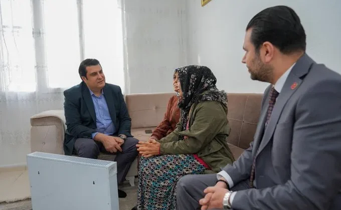 Yılmaz’dan evi yenilenen Beyazkurt ailesine ziyaret