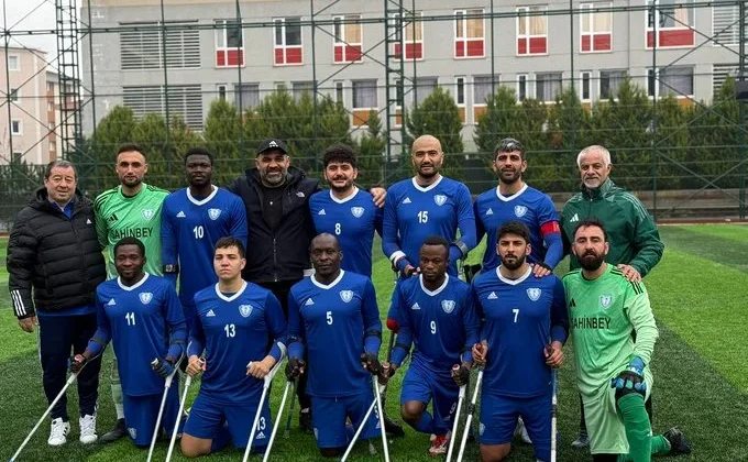 ŞAHİNBEY AMPUTE ADIM ADIM ŞAMPİYONLUĞA İLERLİYOR 6-1