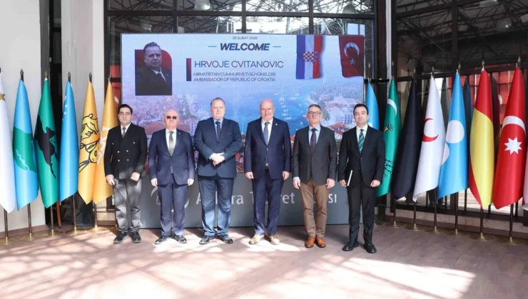 HIRVATİSTAN BÜYÜKELÇİSİ CVITANOVIČ ATO BAŞKANI BARAN’I ZİYARET ETTİ.