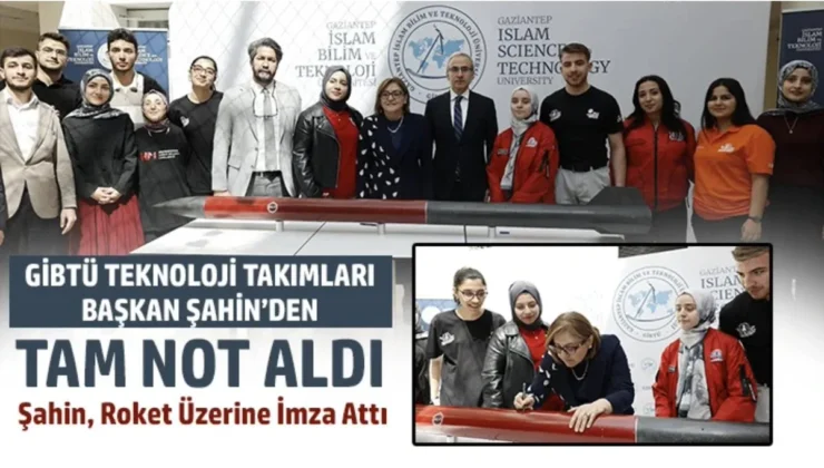 GİBTÜ Teknoloji Takımları Başkan Şahin’den Tam Not Aldı