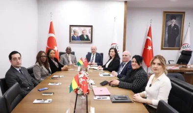 GİNE BÜYÜKELÇİSİ FOFANA, ATO BAŞKANI BARAN’I ZİYARET ETTİ