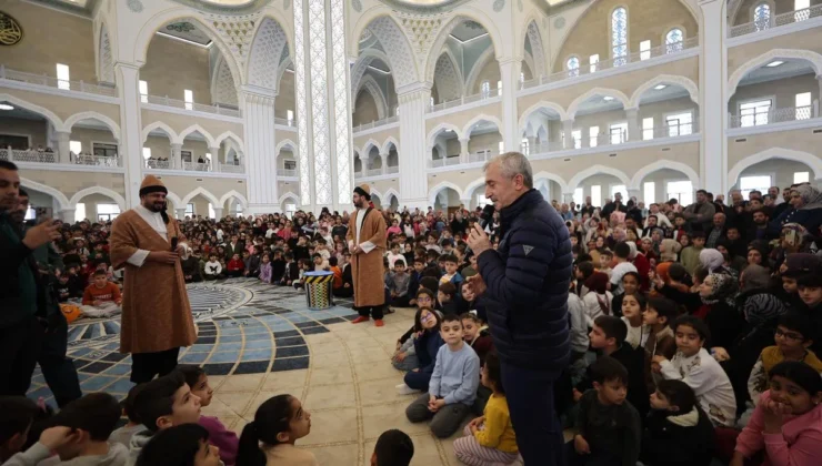 ŞAHİNBEY MİLLET CAMİİ’NDE ÇOCUK SESLERİ