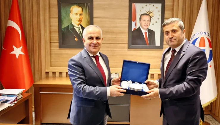 TÜRK-İŞ GAZİANTEP İL TEMSİLCİSİ SARICA’DAN REKTÖR DOĞAN’A ZİYARET