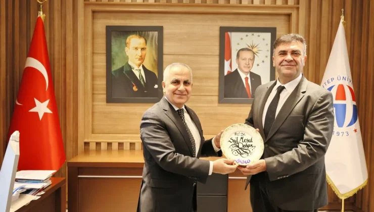 İKSAD BAŞKANI EMEK’TEN GAÜN REKTÖRÜ DOĞAN’A ZİYARET