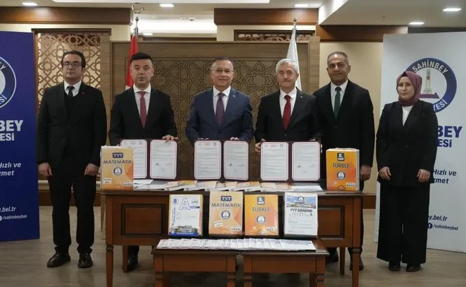Şahinbeyli öğrencilere eğitim desteği protokolü imzalandı