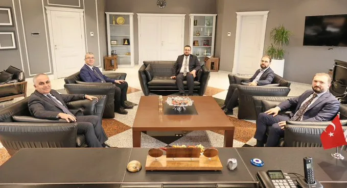 YÖK GENEL SEKRETERİ AKSOY’DAN GAÜN REKTÖRÜ DOĞAN’A ZİYARET