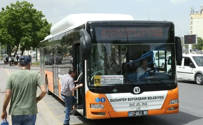 GAZİANTEP’TE 23 NİSAN’DA TOPLU TAŞIMA ÜCRETSİZ OLACAK
