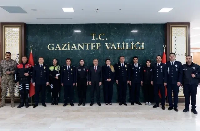 Gaziantep’te Polis Haftası Kutlaması: Vali Çeber Emniyet Teşkilatını Ağırladı
