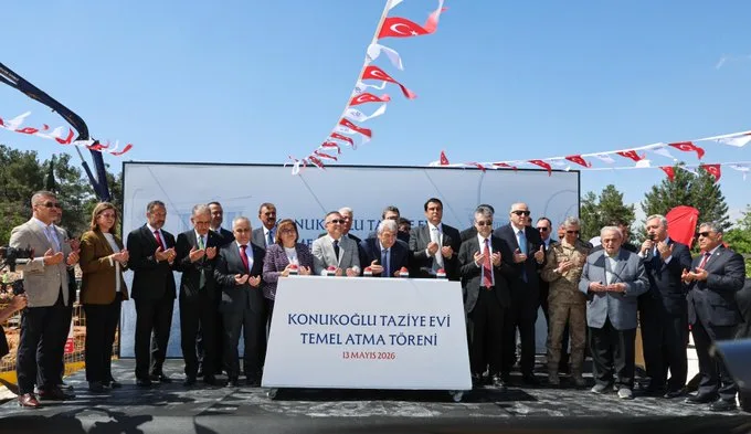 Konukoğlu Taziye Evi’nin temeli törenle atıldı