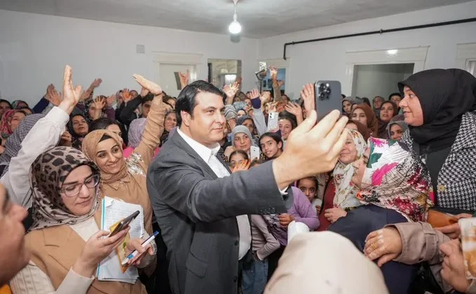 BAŞKAN YILMAZ KADINLARLA BULUŞTU