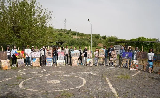 Dülük Antik Kenti’nde sanat ve tarih aynı tuvalde buluştu