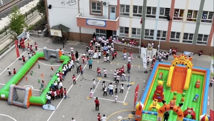 Şehitkamil’den Köy Okulunda Çocuk Şenliği