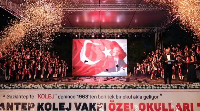 GKV Özel İlkokulu’nda kep heyecanı ve mezuniyet gururu