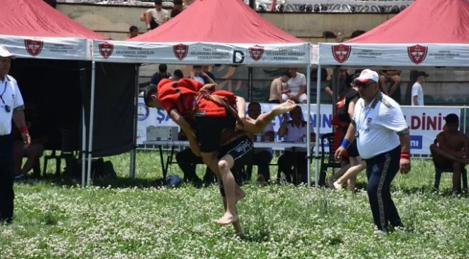 Şahinbey, Okul Sporları Aba Güreşi Türkiye Şampiyonası’na ev sahipliği yaptı