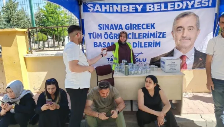 Şahinbey zabıta ekipleri LGS’de öğrencilerin yanında oldu
