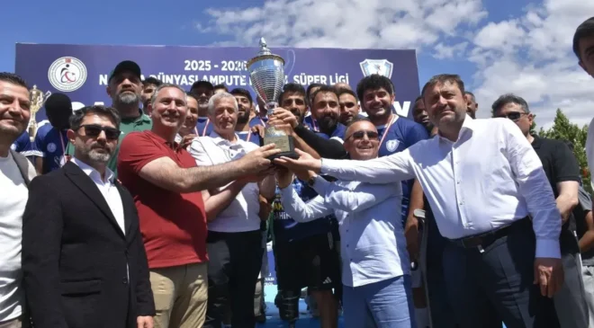 Şahinbey Ampute, Şampiyonluk Kupasını Kaldırdı