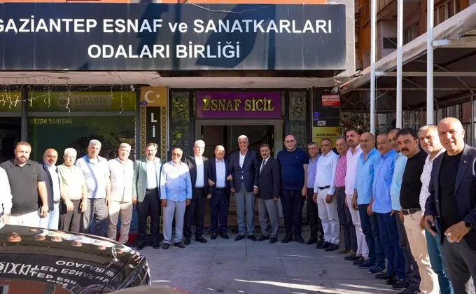 NTO HEYETİNDEN GESOB BAŞKANI ÜNAL AKDOĞAN’A “HAYIRLI OLSUN” ZİYARETİ