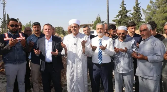Nizip Belediyesi’nin desteklediği cami projesinde ilk adım atıldı