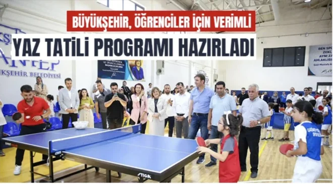 Büyükşehir, öğrenciler için verimli yaz tatili programı hazırladı