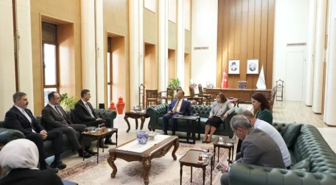 VALİ ÇEBER VE BAŞKAN ŞAHİN’DEN MFF ORTADOĞU GIDA FUARI’NA TAM DESTEK