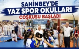 ŞAHİNBEY’DE YAZ SPOR OKULLARI COŞKUSU BAŞLADI